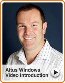 A photo of John Croxall. Click to view his video introduction to Altus Windows