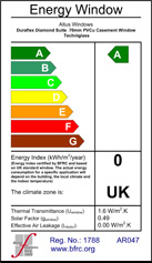 Certificate of Altus' Ability to Supply & Fit 'A'-Rated Energy-Rated Windows