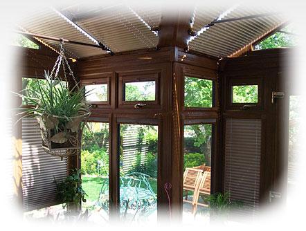 A photo of people relaxing in a UPVC conservatory