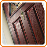 A photo of a composite door