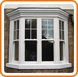 A photo of a vertical sliding sash window