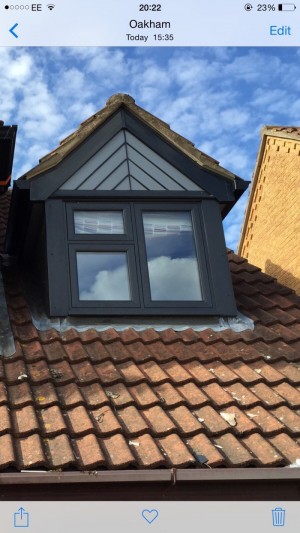 Photo: Just finished this job in Oakham, interesting and attractive use of fascias, soffits and cladding