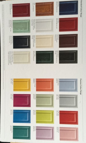 Photo: Range of different colours for your composite door