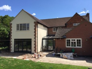 Photo: Luxury extension and conservatory in Rotherby, North West Leicestershire.