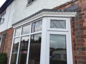 Photo: Leadwork and Fascia on a bay window in burbage, leicestershire